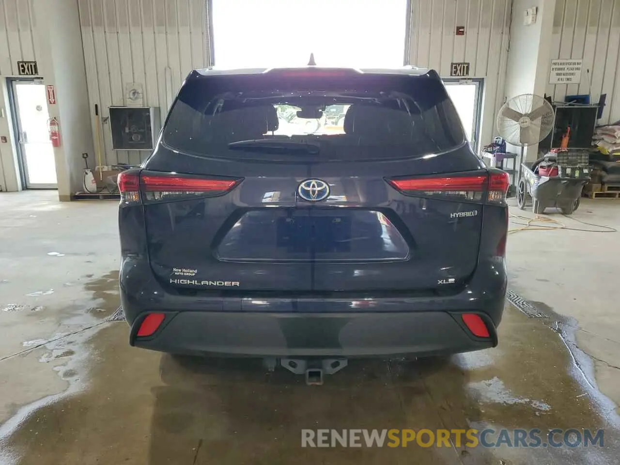 6 fotografías del automóvil dañado 5TDHBRCH8MS519156 TOYOTA HIGHLANDER 2021