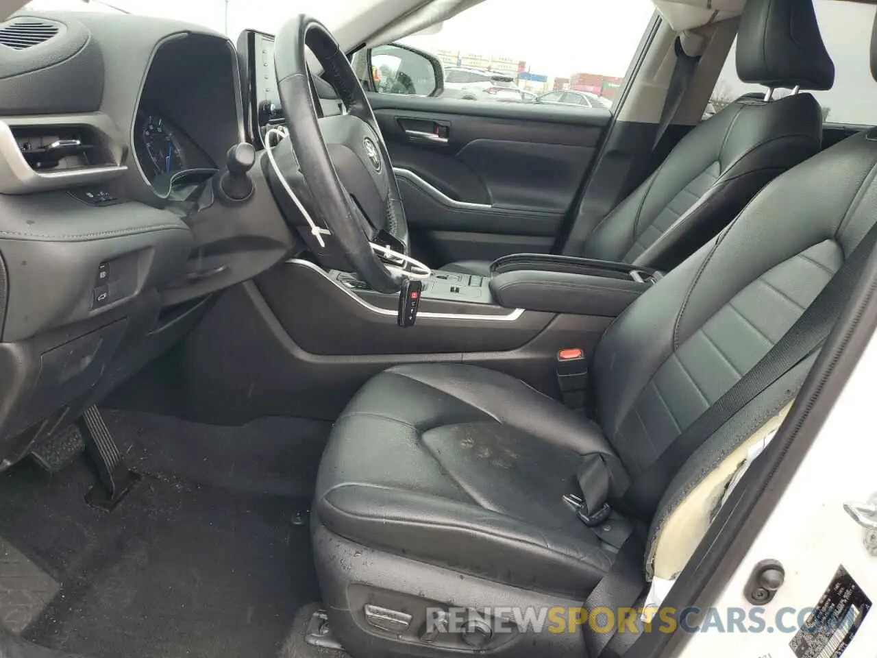 7 fotografías del automóvil dañado 5TDHBRCH9MS033987 TOYOTA HIGHLANDER 2021