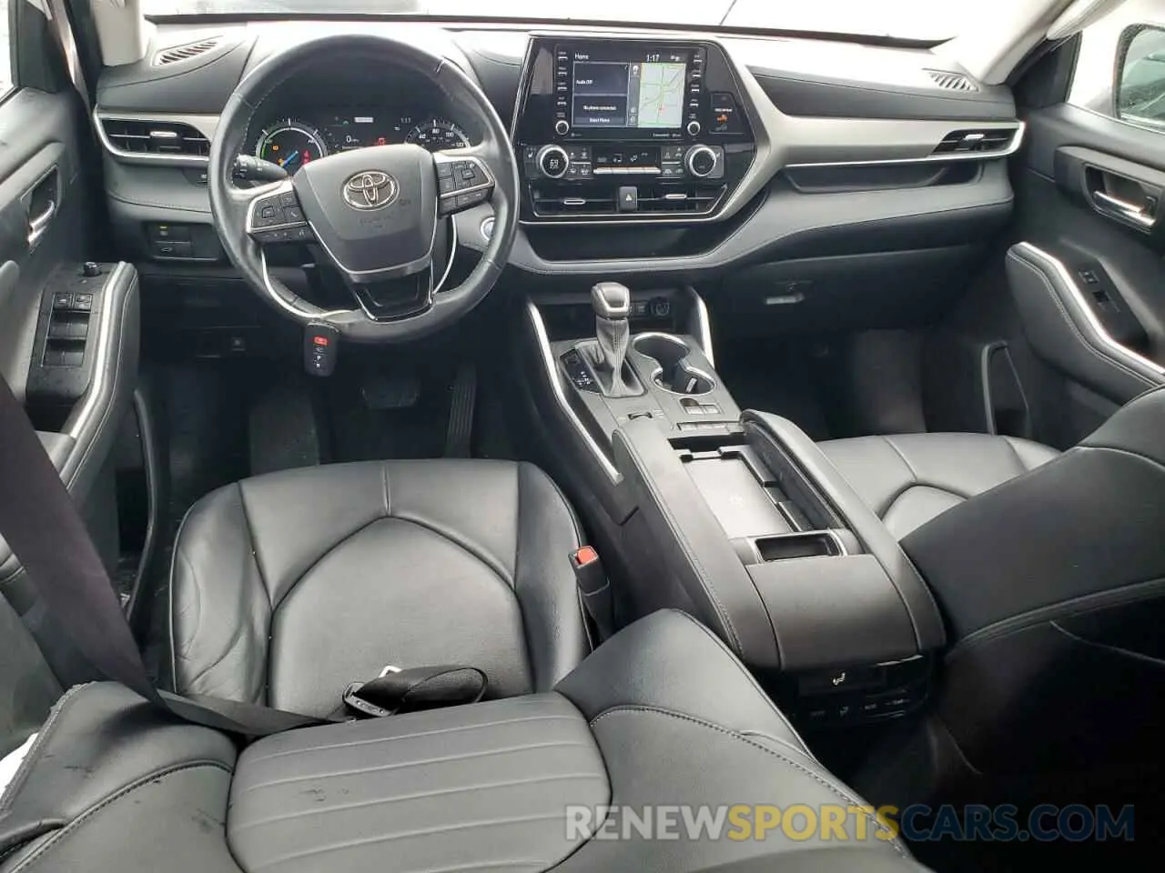 8 fotografías del automóvil dañado 5TDHBRCH9MS033987 TOYOTA HIGHLANDER 2021