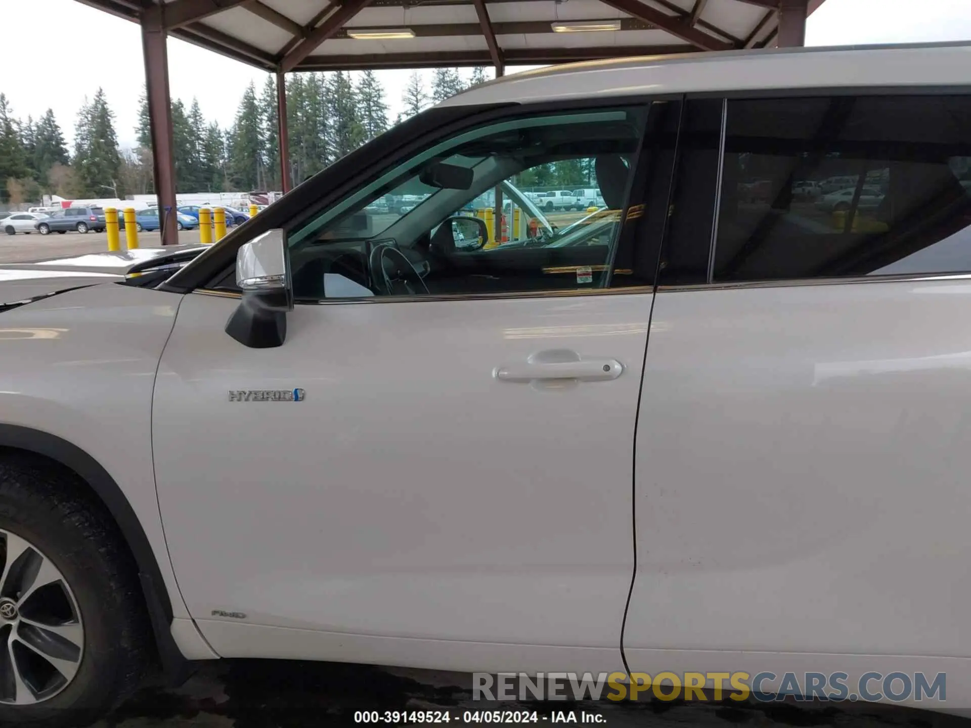 15 fotografías del automóvil dañado 5TDHBRCHXMS521233 TOYOTA HIGHLANDER 2021