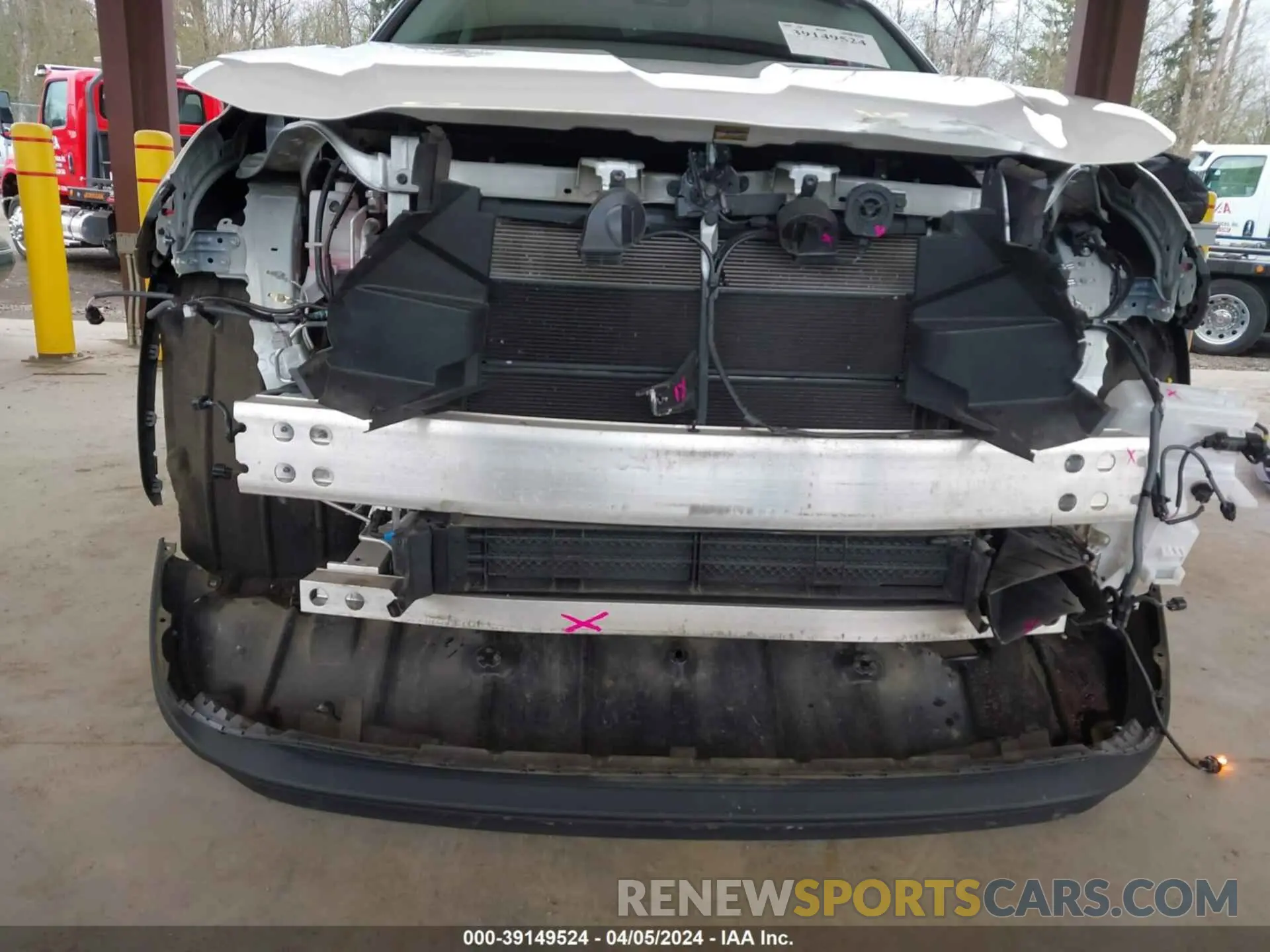 6 fotografías del automóvil dañado 5TDHBRCHXMS521233 TOYOTA HIGHLANDER 2021