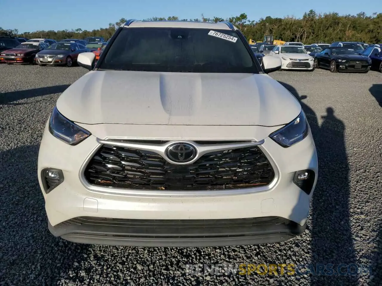 5 fotografías del automóvil dañado 5TDHZRAH1MS533057 TOYOTA HIGHLANDER 2021