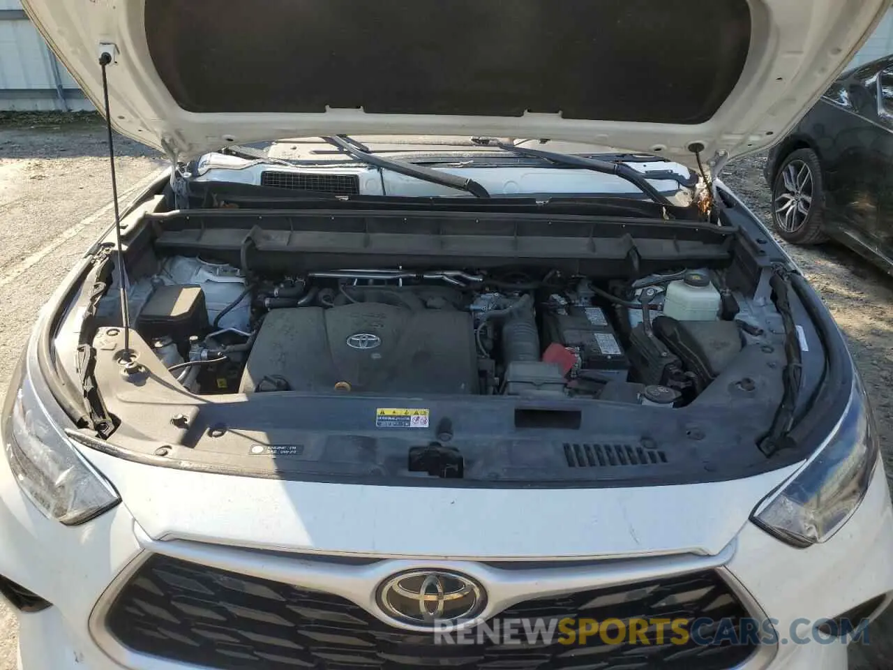 12 fotografías del automóvil dañado 5TDHZRAH4MS514440 TOYOTA HIGHLANDER 2021