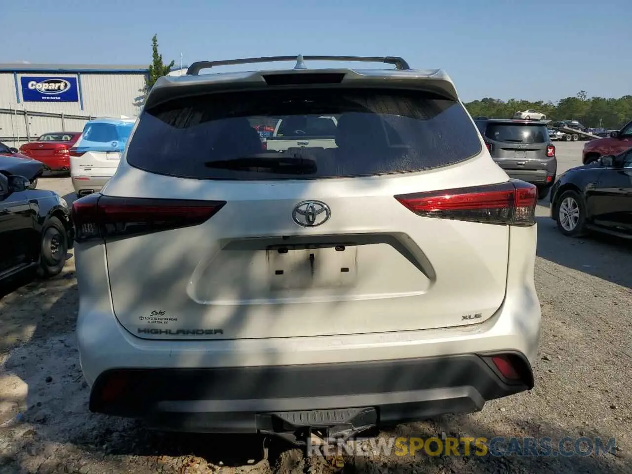 6 fotografías del automóvil dañado 5TDHZRAH4MS514440 TOYOTA HIGHLANDER 2021