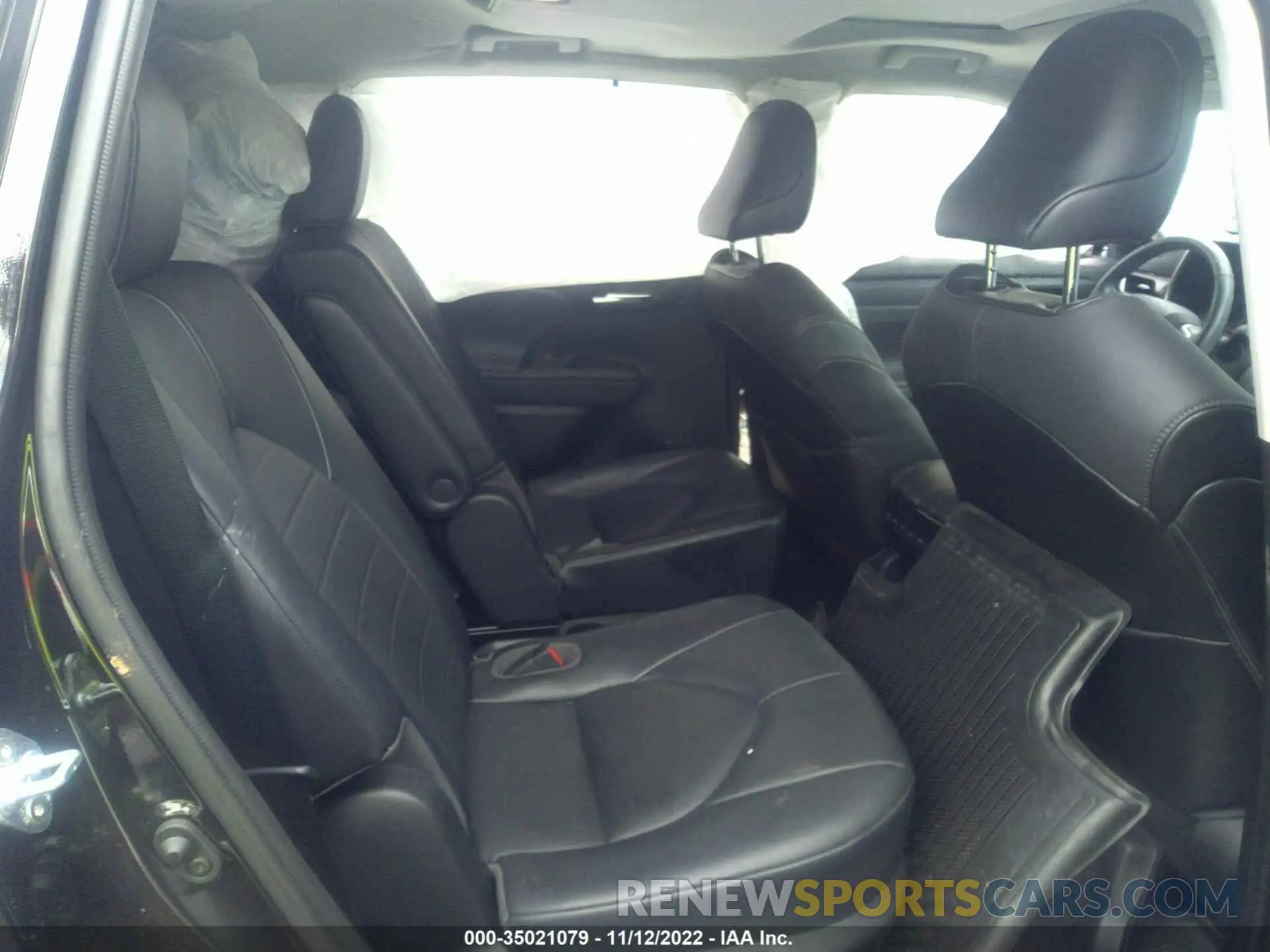 8 fotografías del automóvil dañado 5TDHZRAH6MS058098 TOYOTA HIGHLANDER 2021