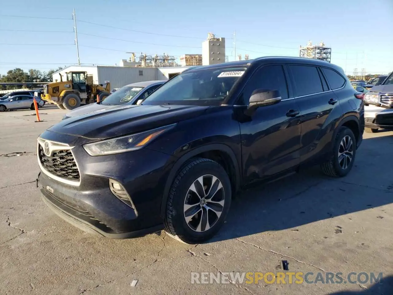 1 fotografías del automóvil dañado 5TDHZRAH7MS079784 TOYOTA HIGHLANDER 2021