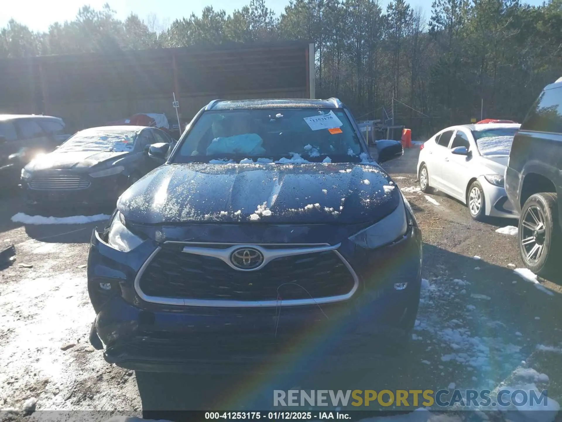 12 fotografías del automóvil dañado 5TDHZRAHXMS051445 TOYOTA HIGHLANDER 2021