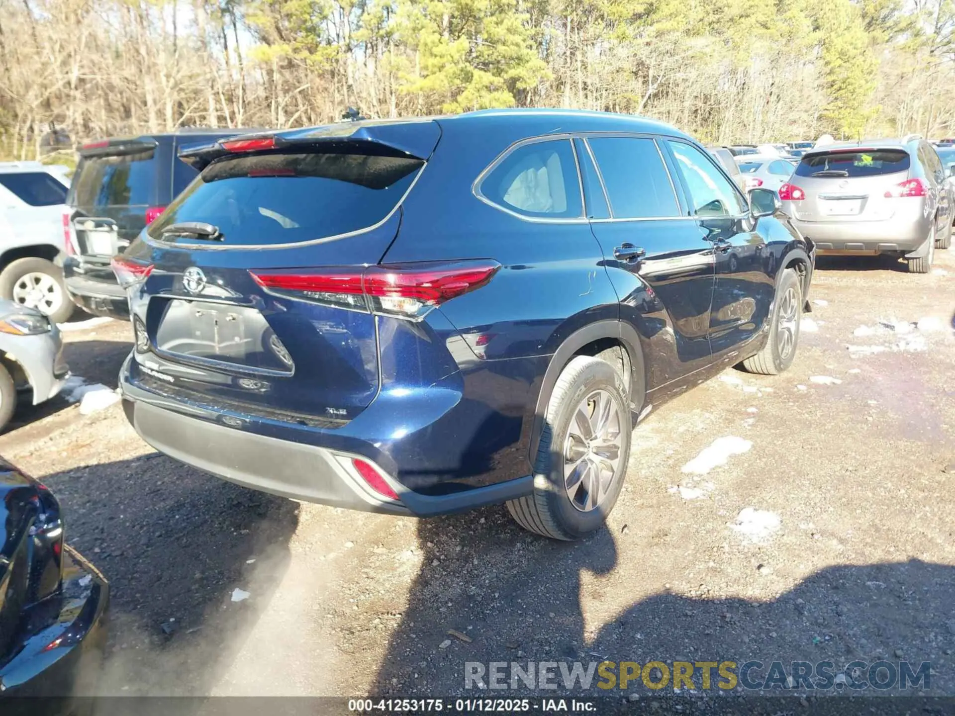 4 fotografías del automóvil dañado 5TDHZRAHXMS051445 TOYOTA HIGHLANDER 2021