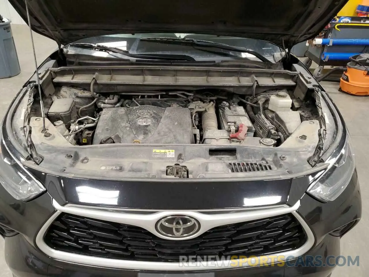 12 fotografías del automóvil dañado 5TDHZRBH0MS063991 TOYOTA HIGHLANDER 2021