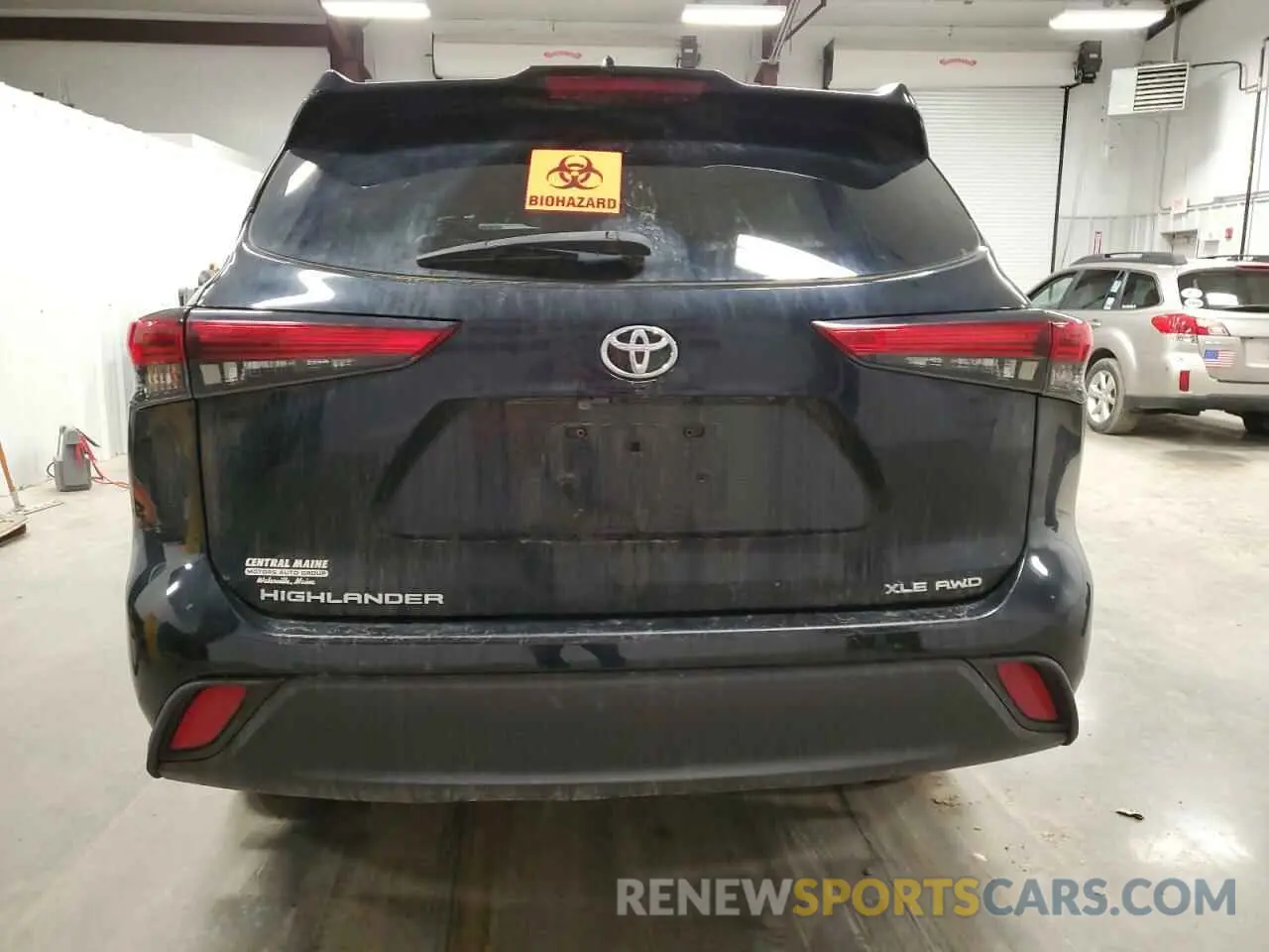 6 fotografías del automóvil dañado 5TDHZRBH0MS063991 TOYOTA HIGHLANDER 2021