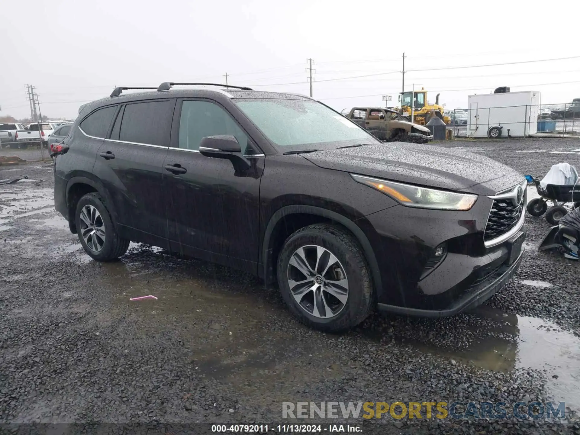 1 fotografías del automóvil dañado 5TDHZRBH0MS156705 TOYOTA HIGHLANDER 2021