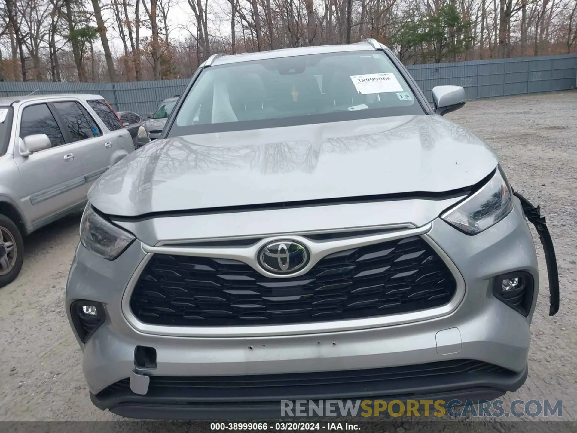 12 fotografías del automóvil dañado 5TDHZRBH1MS075308 TOYOTA HIGHLANDER 2021