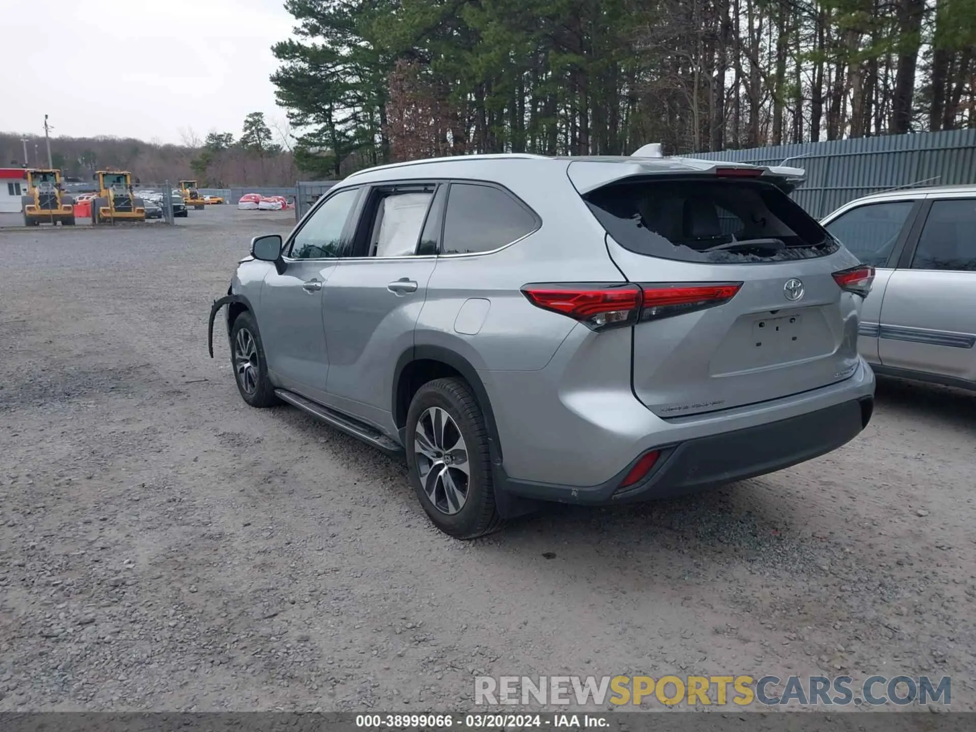 3 fotografías del automóvil dañado 5TDHZRBH1MS075308 TOYOTA HIGHLANDER 2021