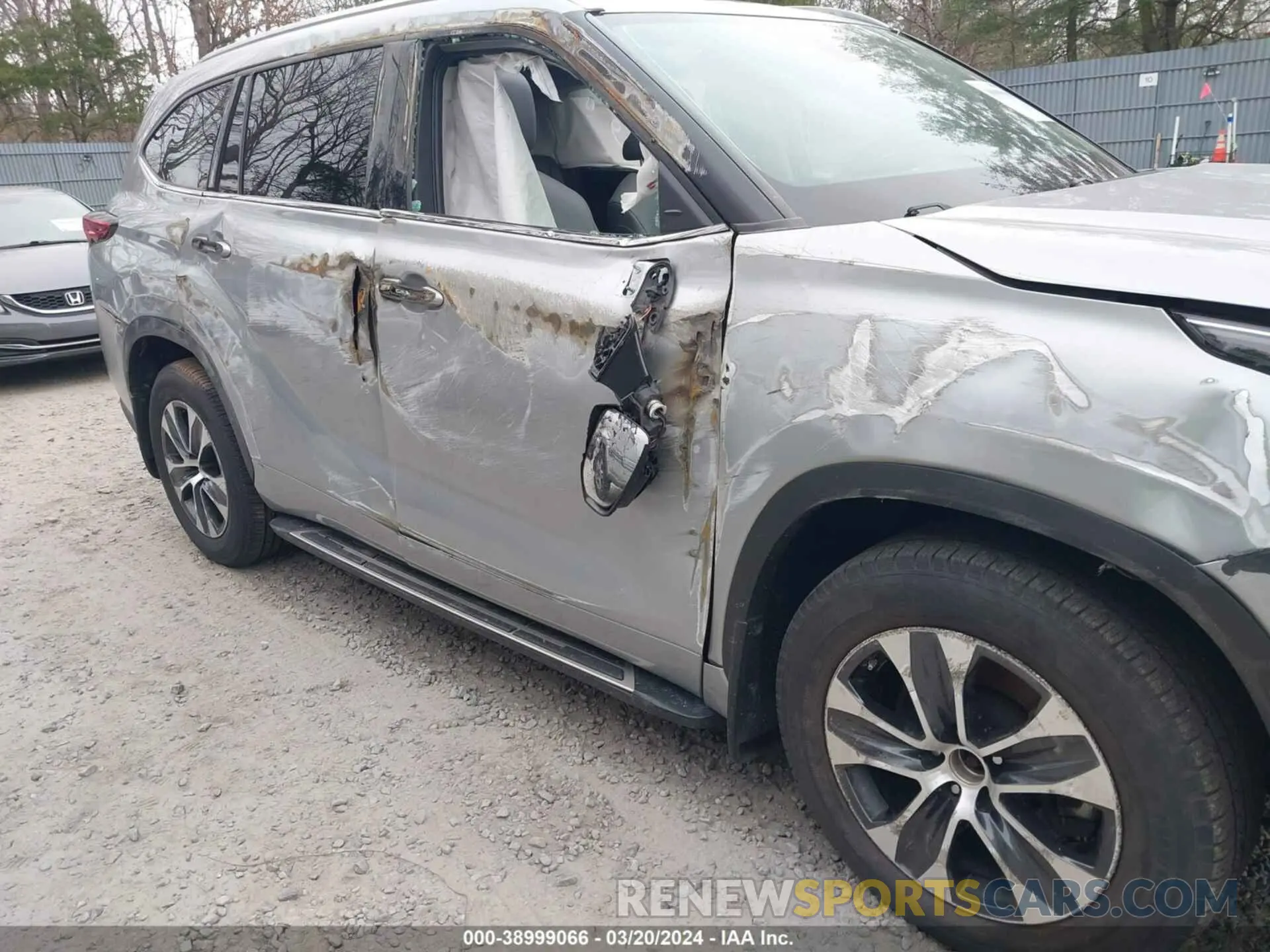 6 fotografías del automóvil dañado 5TDHZRBH1MS075308 TOYOTA HIGHLANDER 2021