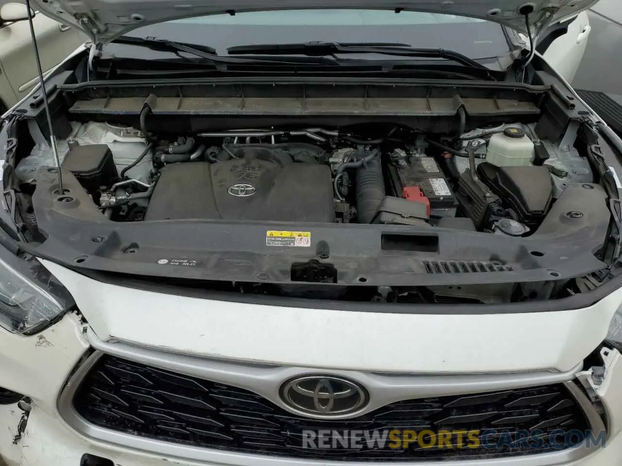 12 fotografías del automóvil dañado 5TDHZRBH1MS523353 TOYOTA HIGHLANDER 2021