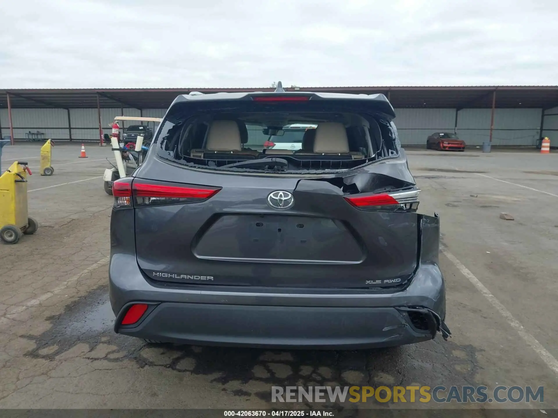 16 fotografías del automóvil dañado 5TDHZRBH2MS065077 TOYOTA HIGHLANDER 2021