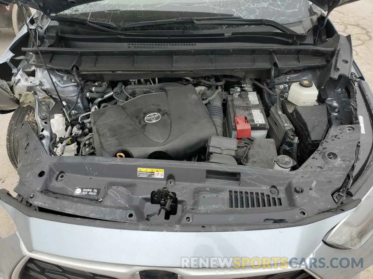 12 fotografías del automóvil dañado 5TDHZRBH2MS095650 TOYOTA HIGHLANDER 2021