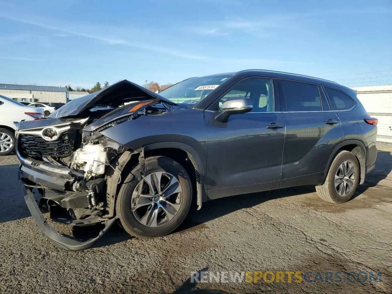 1 fotografías del automóvil dañado 5TDHZRBH2MS545345 TOYOTA HIGHLANDER 2021