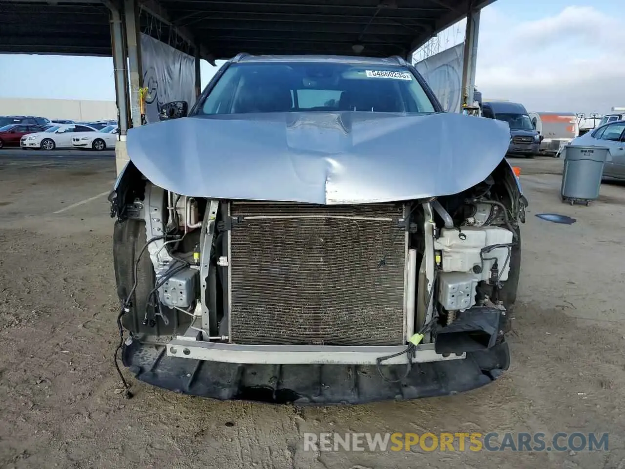 5 fotografías del automóvil dañado 5TDHZRBH2MS555177 TOYOTA HIGHLANDER 2021