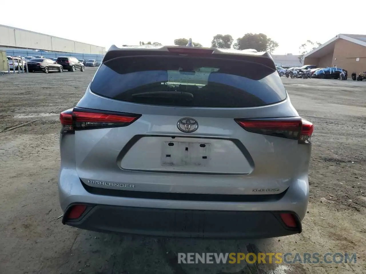 6 fotografías del automóvil dañado 5TDHZRBH2MS555177 TOYOTA HIGHLANDER 2021