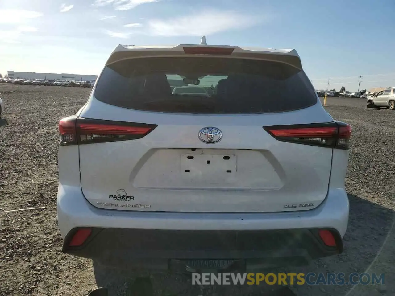 6 fotografías del automóvil dañado 5TDHZRBH4MS071897 TOYOTA HIGHLANDER 2021
