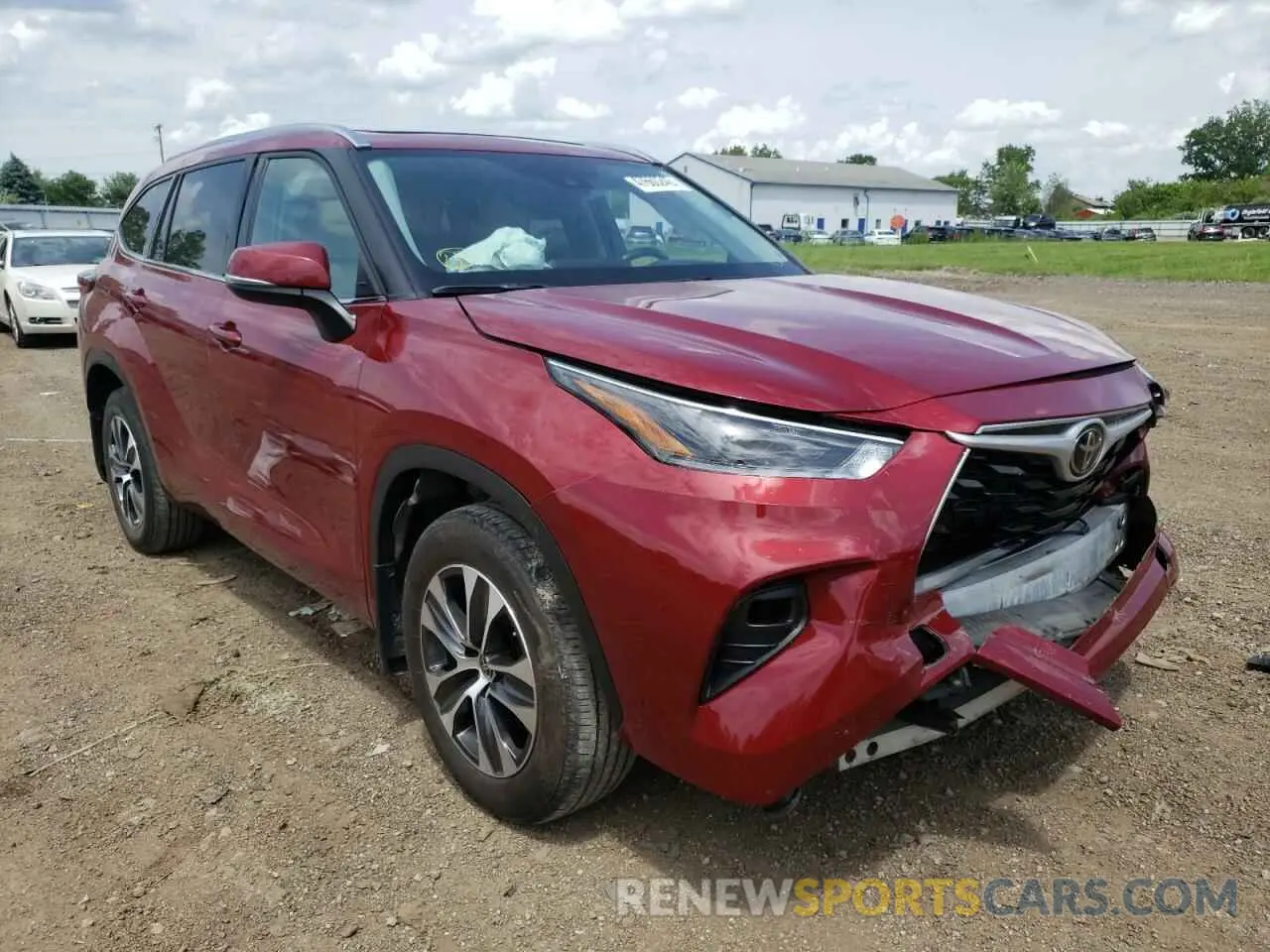 1 fotografías del automóvil dañado 5TDHZRBH6MS124115 TOYOTA HIGHLANDER 2021