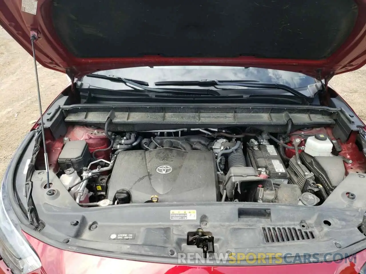 7 fotografías del automóvil dañado 5TDHZRBH6MS124115 TOYOTA HIGHLANDER 2021