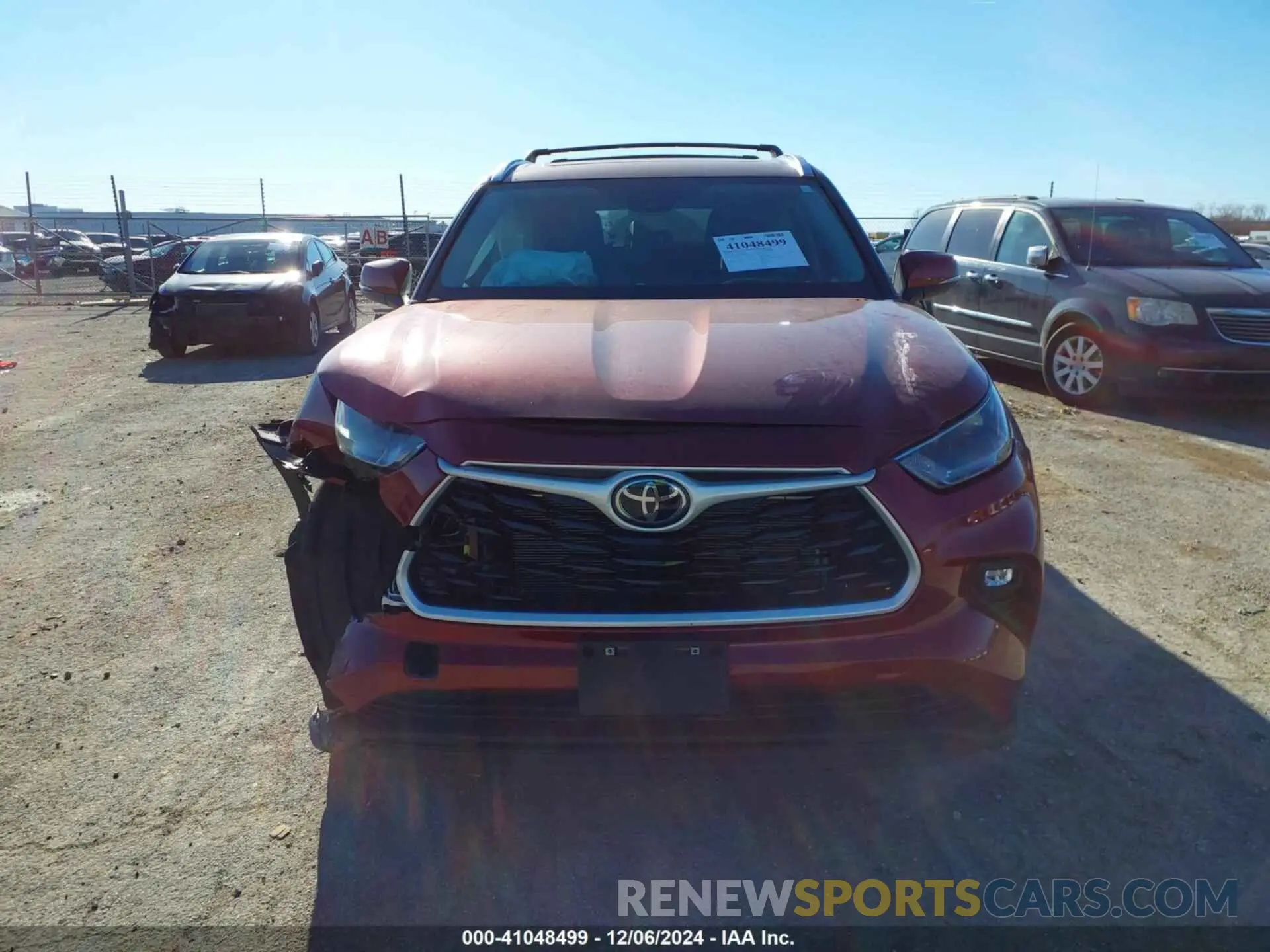 12 fotografías del automóvil dañado 5TDHZRBH7MS559225 TOYOTA HIGHLANDER 2021