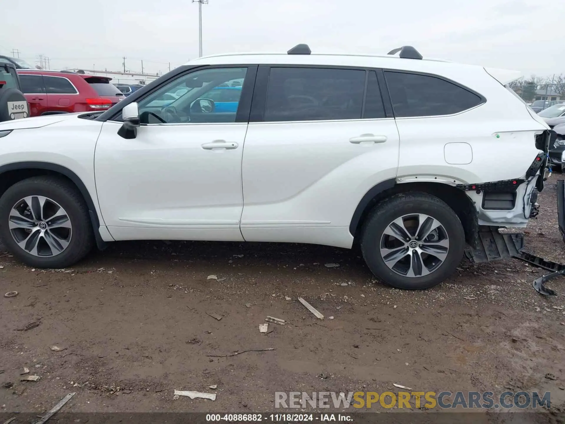 15 fotografías del automóvil dañado 5TDHZRBH8MS138517 TOYOTA HIGHLANDER 2021