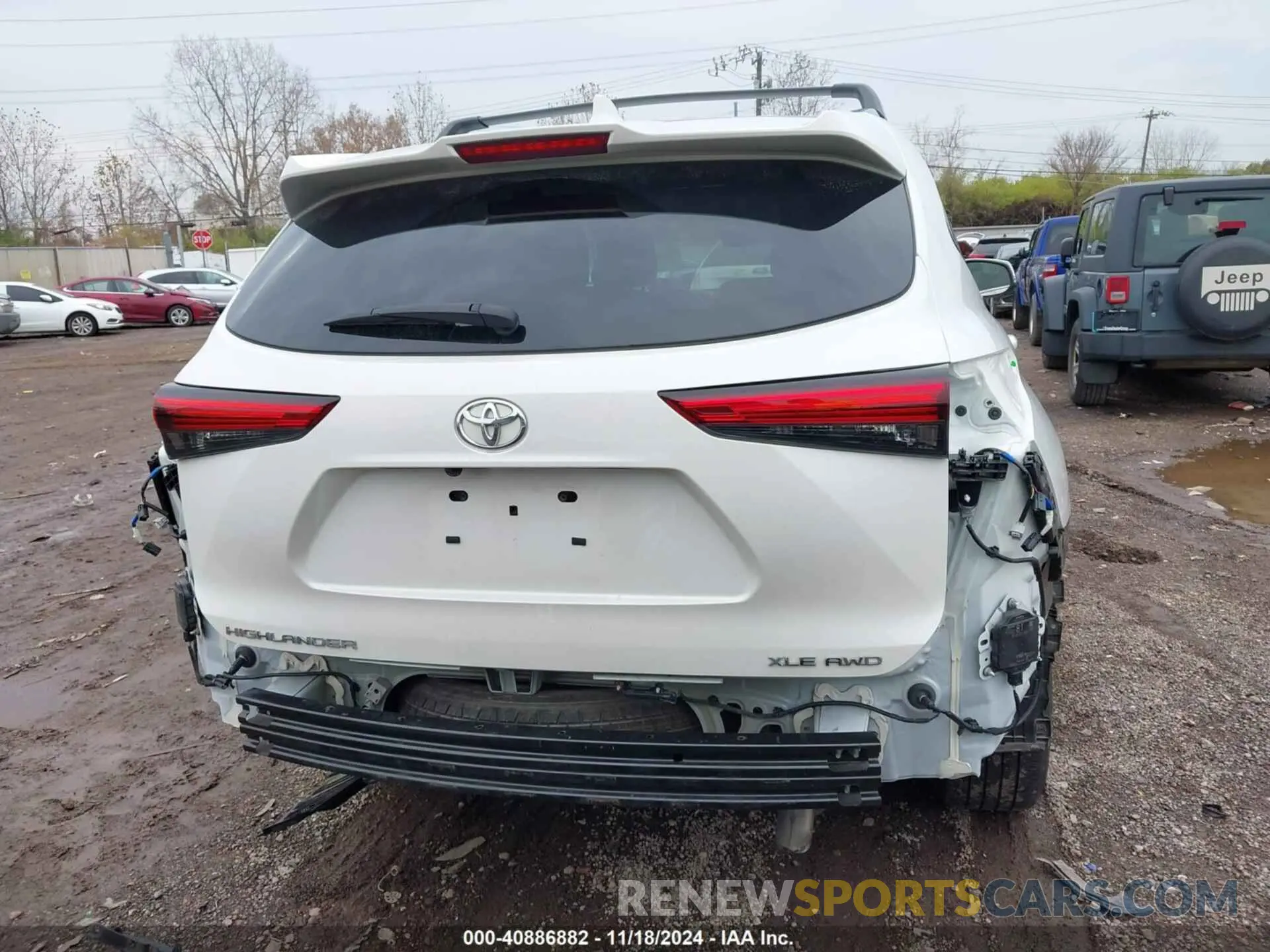 17 fotografías del automóvil dañado 5TDHZRBH8MS138517 TOYOTA HIGHLANDER 2021