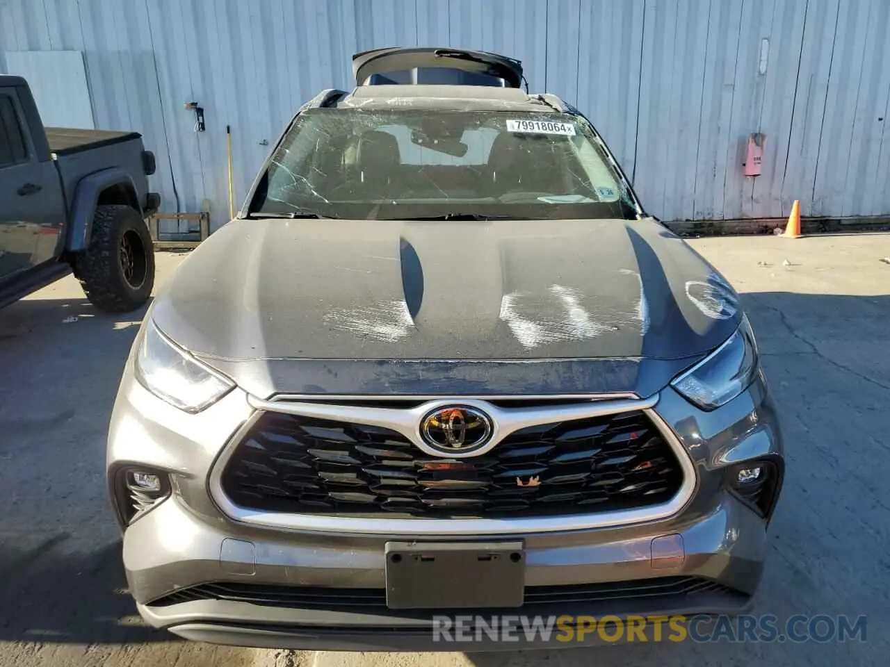 5 fotografías del automóvil dañado 5TDHZRBH9MS111200 TOYOTA HIGHLANDER 2021