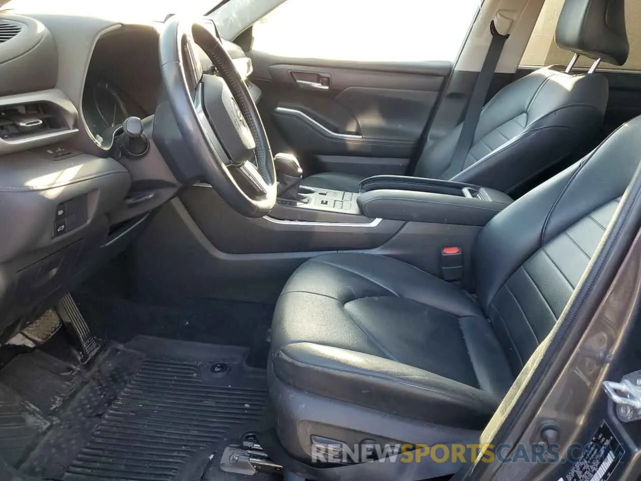 7 fotografías del automóvil dañado 5TDHZRBH9MS111200 TOYOTA HIGHLANDER 2021