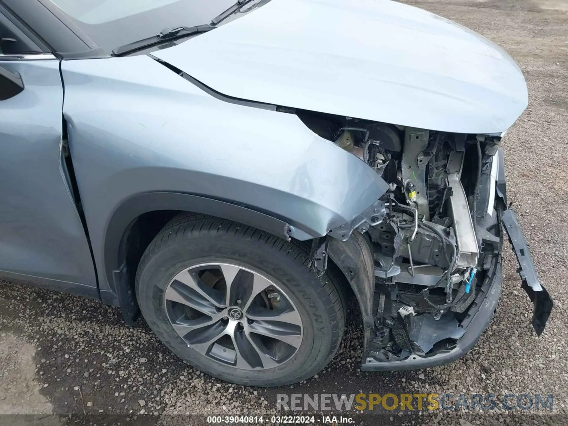 18 fotografías del automóvil dañado 5TDHZRBH9MS150885 TOYOTA HIGHLANDER 2021