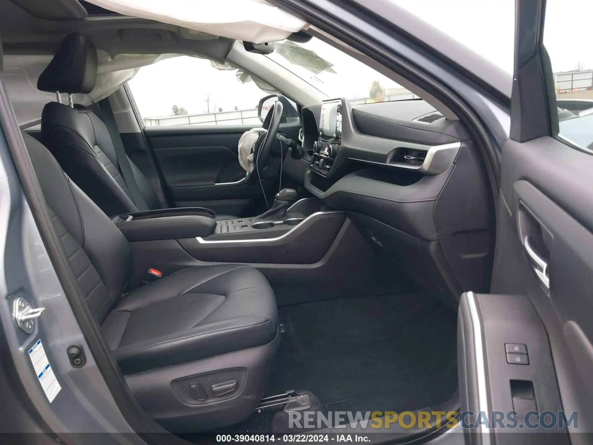 5 fotografías del automóvil dañado 5TDHZRBH9MS150885 TOYOTA HIGHLANDER 2021