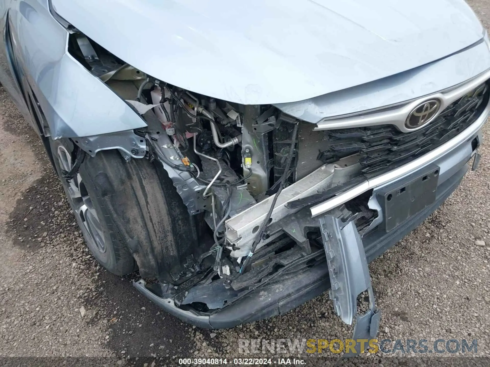 6 fotografías del automóvil dañado 5TDHZRBH9MS150885 TOYOTA HIGHLANDER 2021