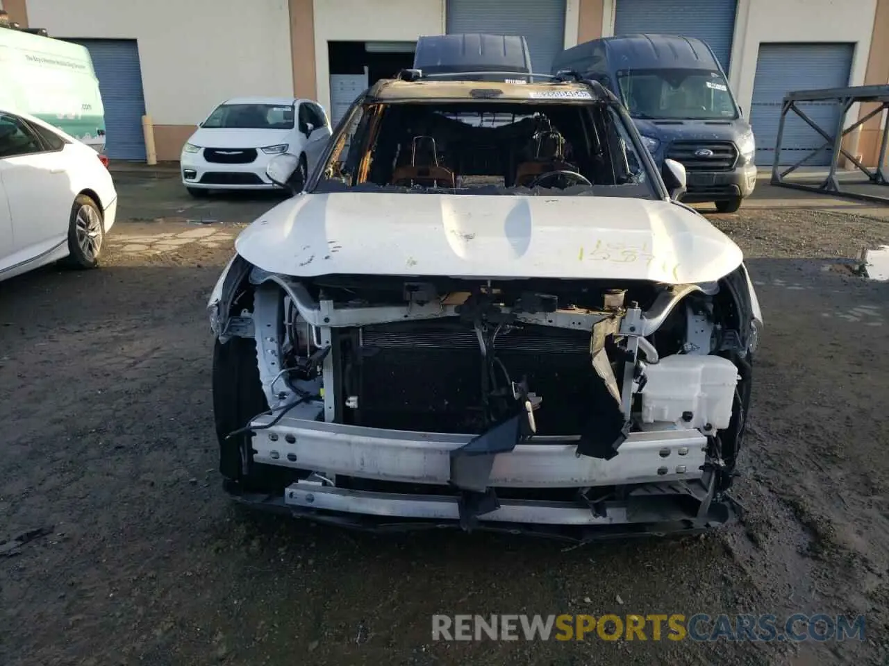 5 fotografías del automóvil dañado 5TDHZRBH9MS527313 TOYOTA HIGHLANDER 2021