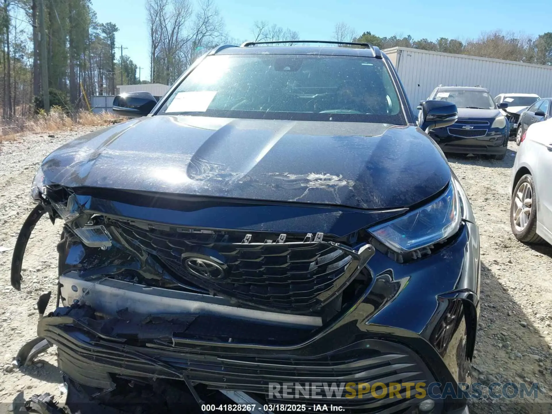 11 fotografías del automóvil dañado 5TDJZRAH7MS031865 TOYOTA HIGHLANDER 2021