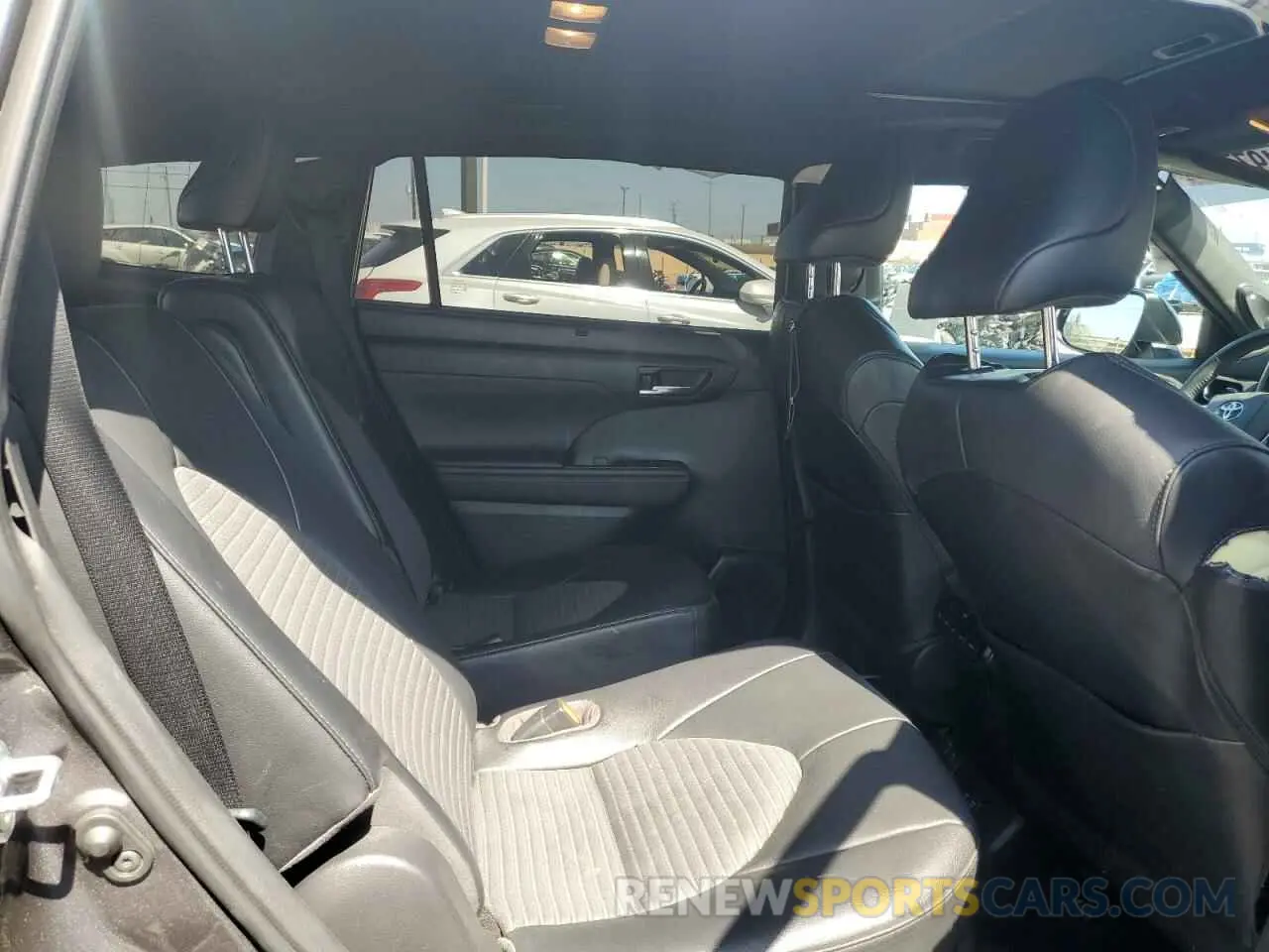 11 fotografías del automóvil dañado 5TDJZRAH7MS059973 TOYOTA HIGHLANDER 2021