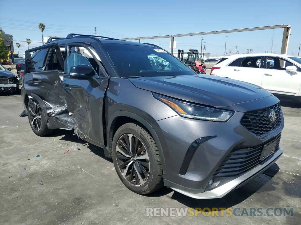 4 fotografías del automóvil dañado 5TDJZRAH7MS059973 TOYOTA HIGHLANDER 2021