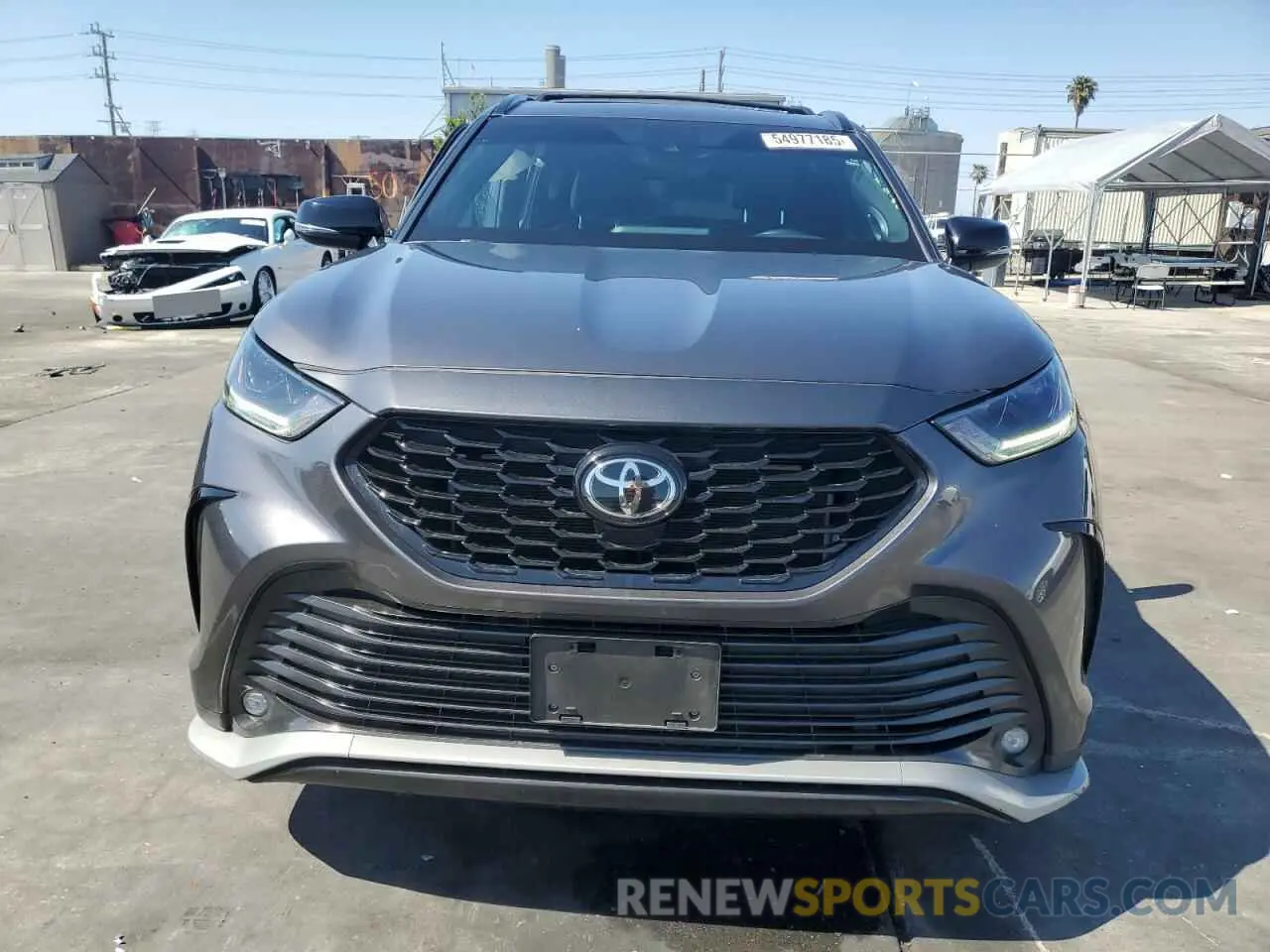 5 fotografías del automóvil dañado 5TDJZRAH7MS059973 TOYOTA HIGHLANDER 2021
