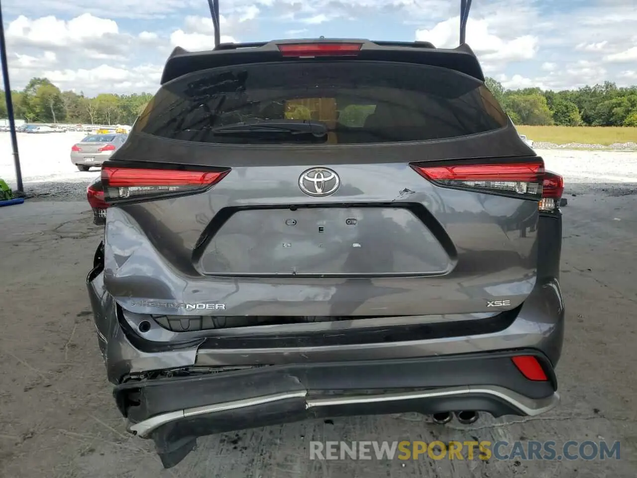 6 fotografías del automóvil dañado 5TDJZRAH7MS088566 TOYOTA HIGHLANDER 2021