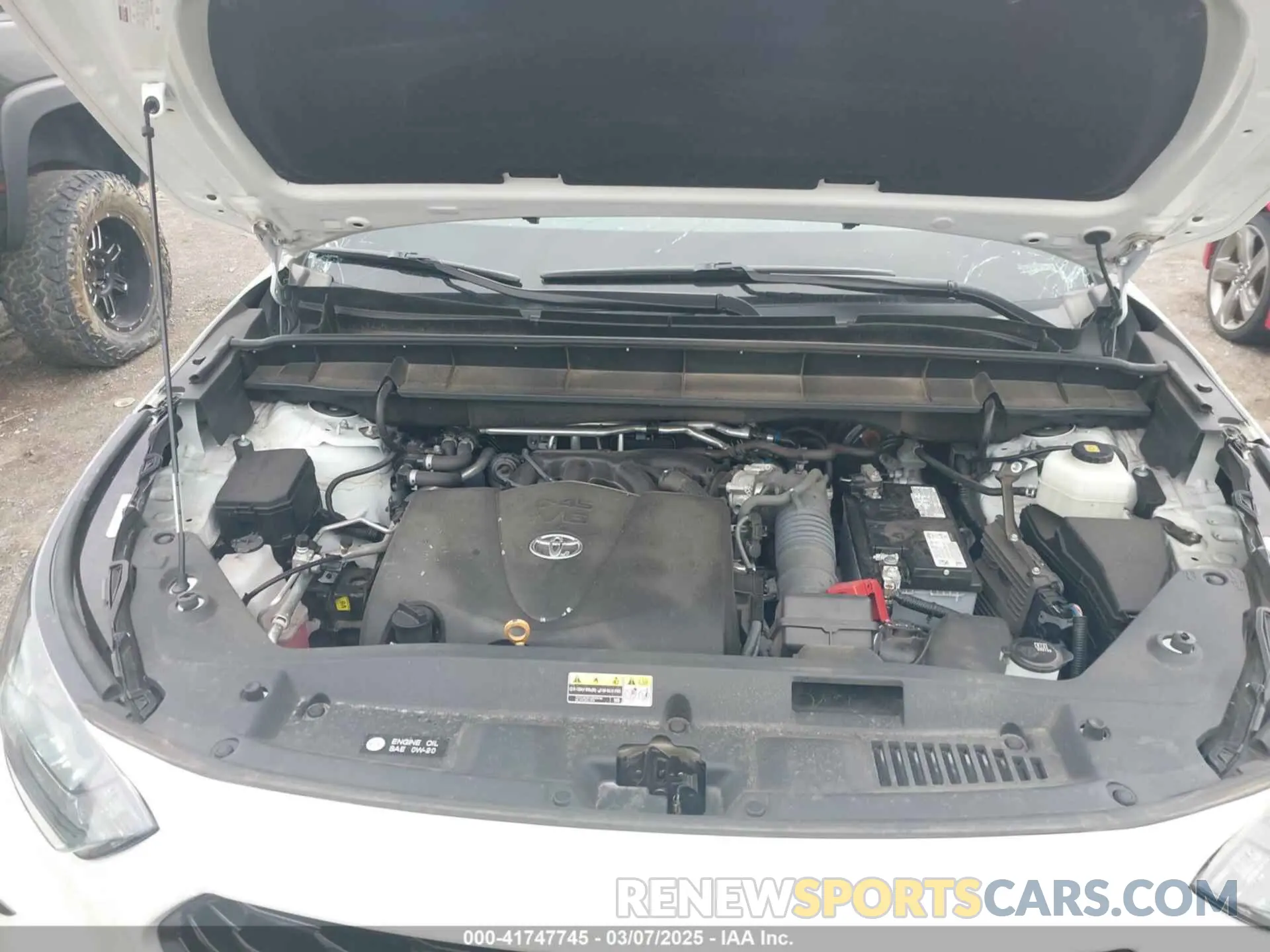 10 fotografías del automóvil dañado 5TDJZRAH9MS050546 TOYOTA HIGHLANDER 2021