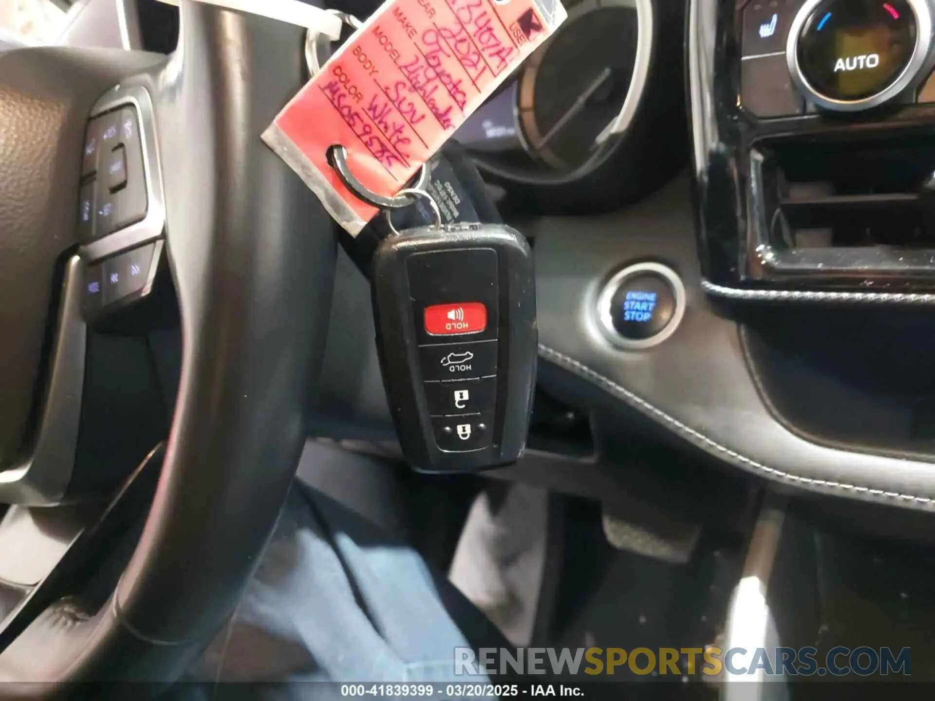 11 fotografías del automóvil dañado 5TDJZRBH0MS059585 TOYOTA HIGHLANDER 2021