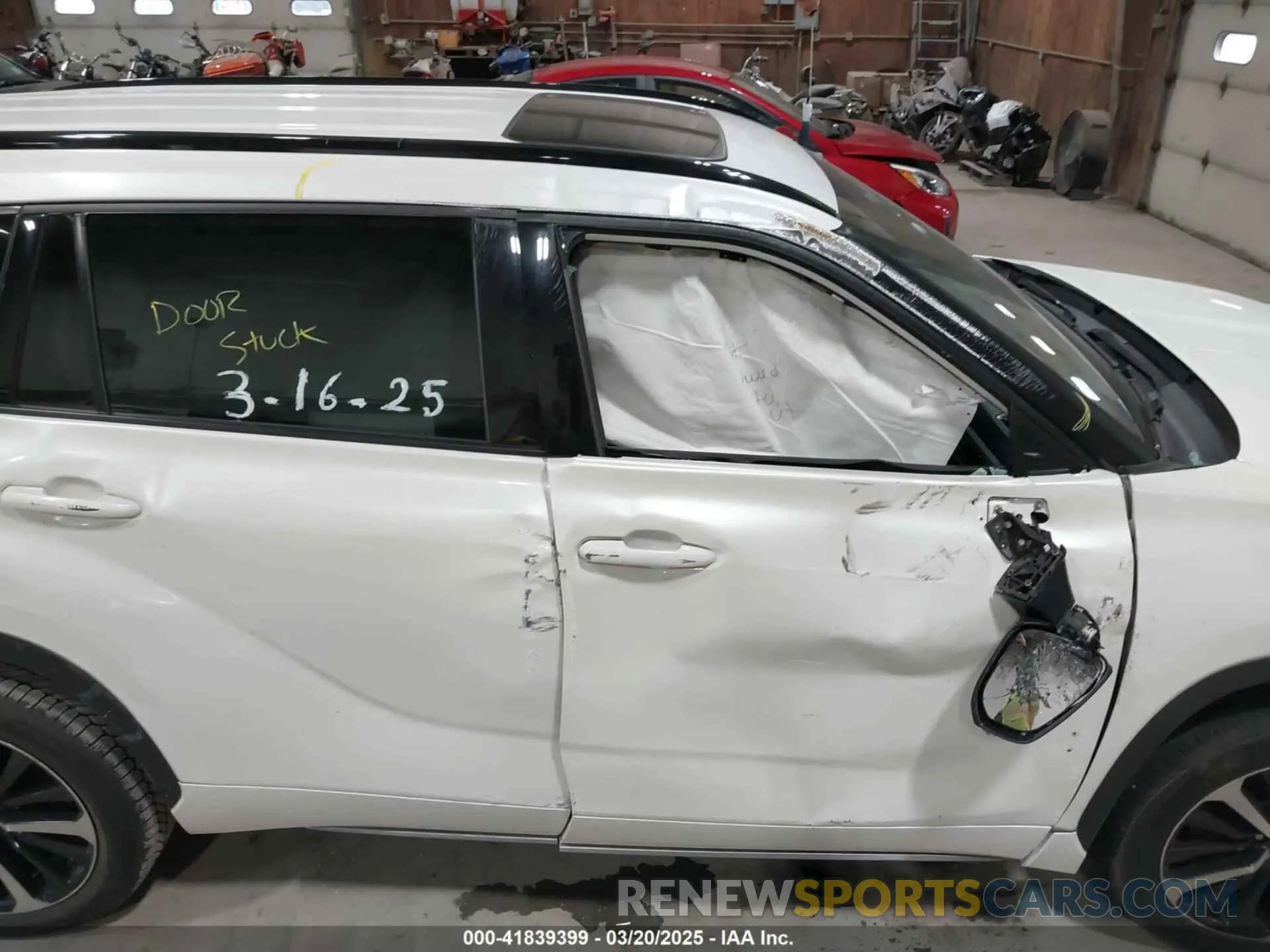 6 fotografías del automóvil dañado 5TDJZRBH0MS059585 TOYOTA HIGHLANDER 2021