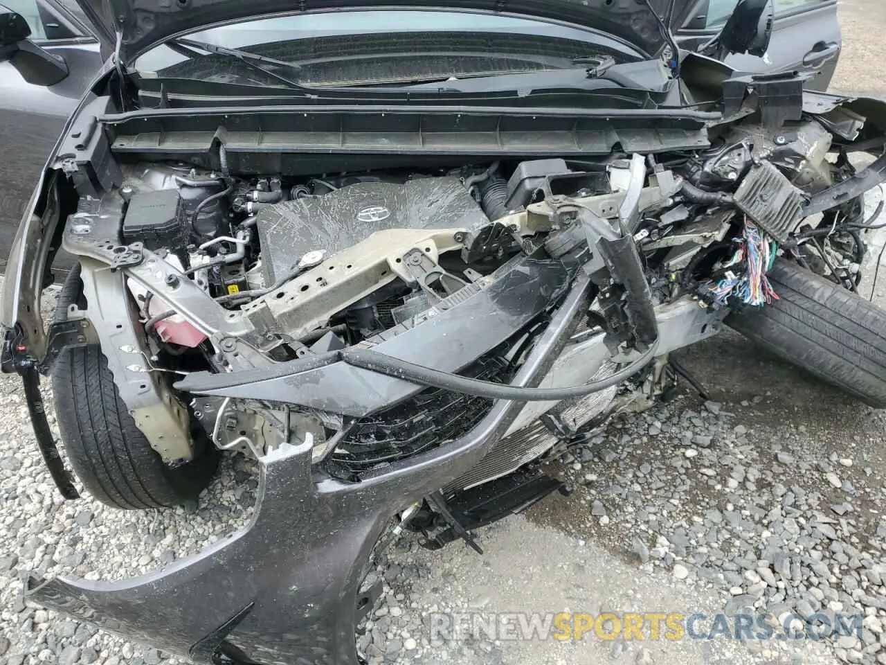12 fotografías del automóvil dañado 5TDJZRBH0MS104704 TOYOTA HIGHLANDER 2021