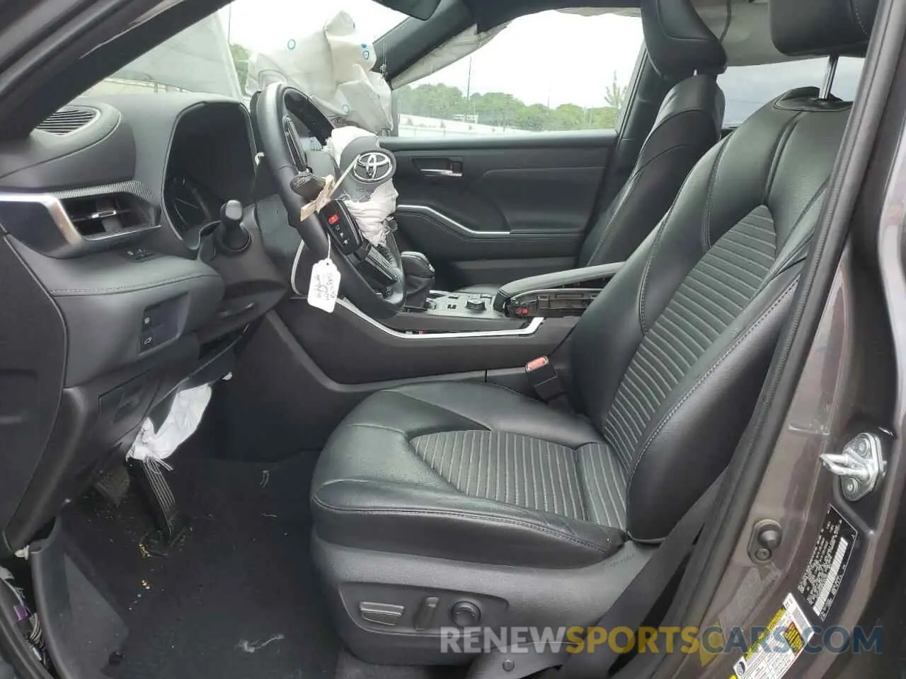 7 fotografías del automóvil dañado 5TDJZRBH0MS104704 TOYOTA HIGHLANDER 2021