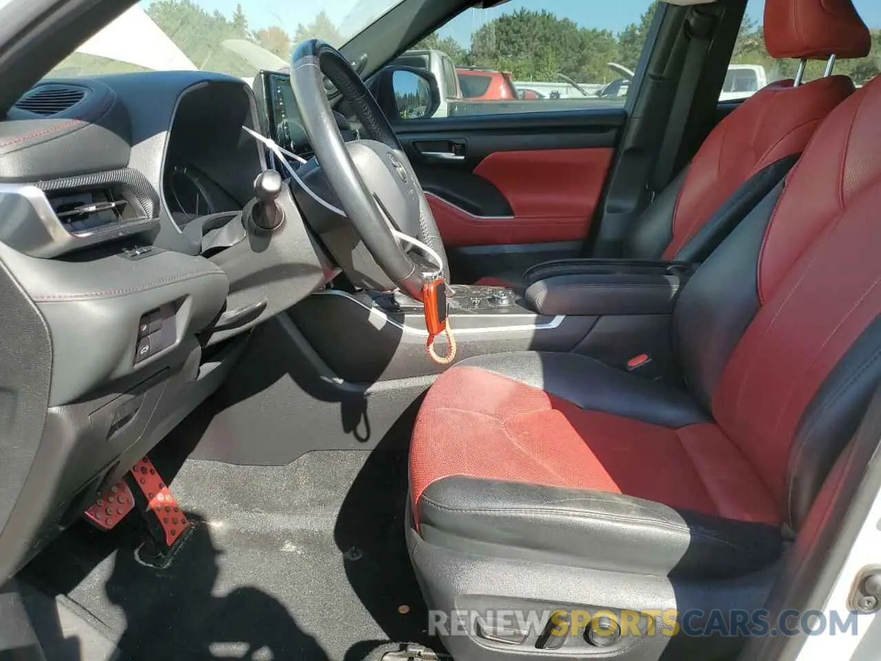 7 fotografías del automóvil dañado 5TDJZRBH3MS068586 TOYOTA HIGHLANDER 2021