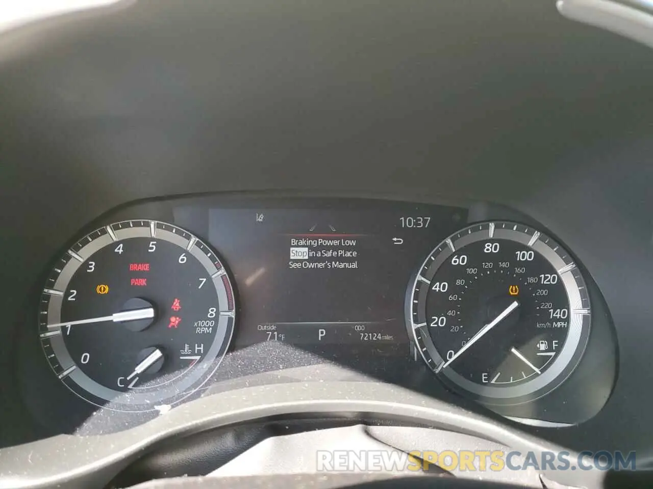 9 fotografías del automóvil dañado 5TDJZRBH3MS068586 TOYOTA HIGHLANDER 2021