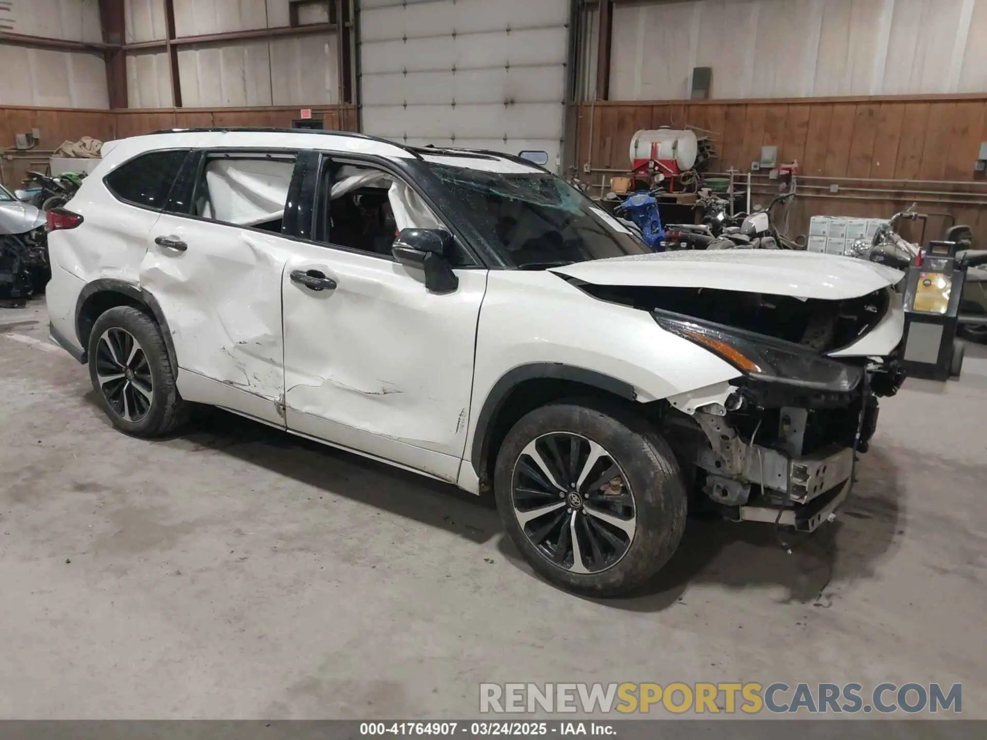 1 fotografías del automóvil dañado 5TDJZRBH3MS096534 TOYOTA HIGHLANDER 2021