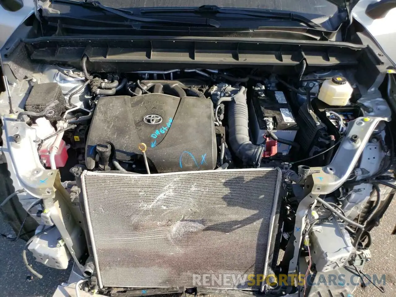 12 fotografías del automóvil dañado 5TDJZRBH4MS059458 TOYOTA HIGHLANDER 2021